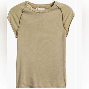 FREE PEOPLE | Women's Ribbed Tee XS| Python | NEW